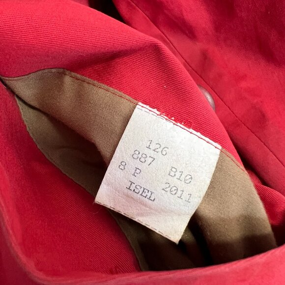 Burberry Red Trench Coat - Picture 11 of 11